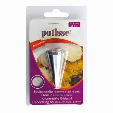 TYLKA CUKIERNICZA KORONA ZE STALI NIERDZ. ŚR.4mm 01801 - PATISSE